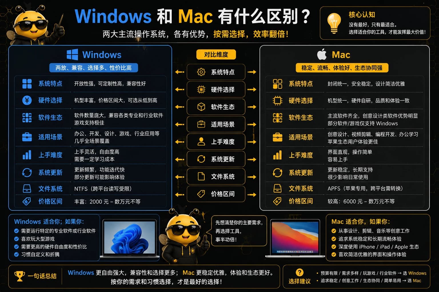 Windows 和 Mac 的区别课程图