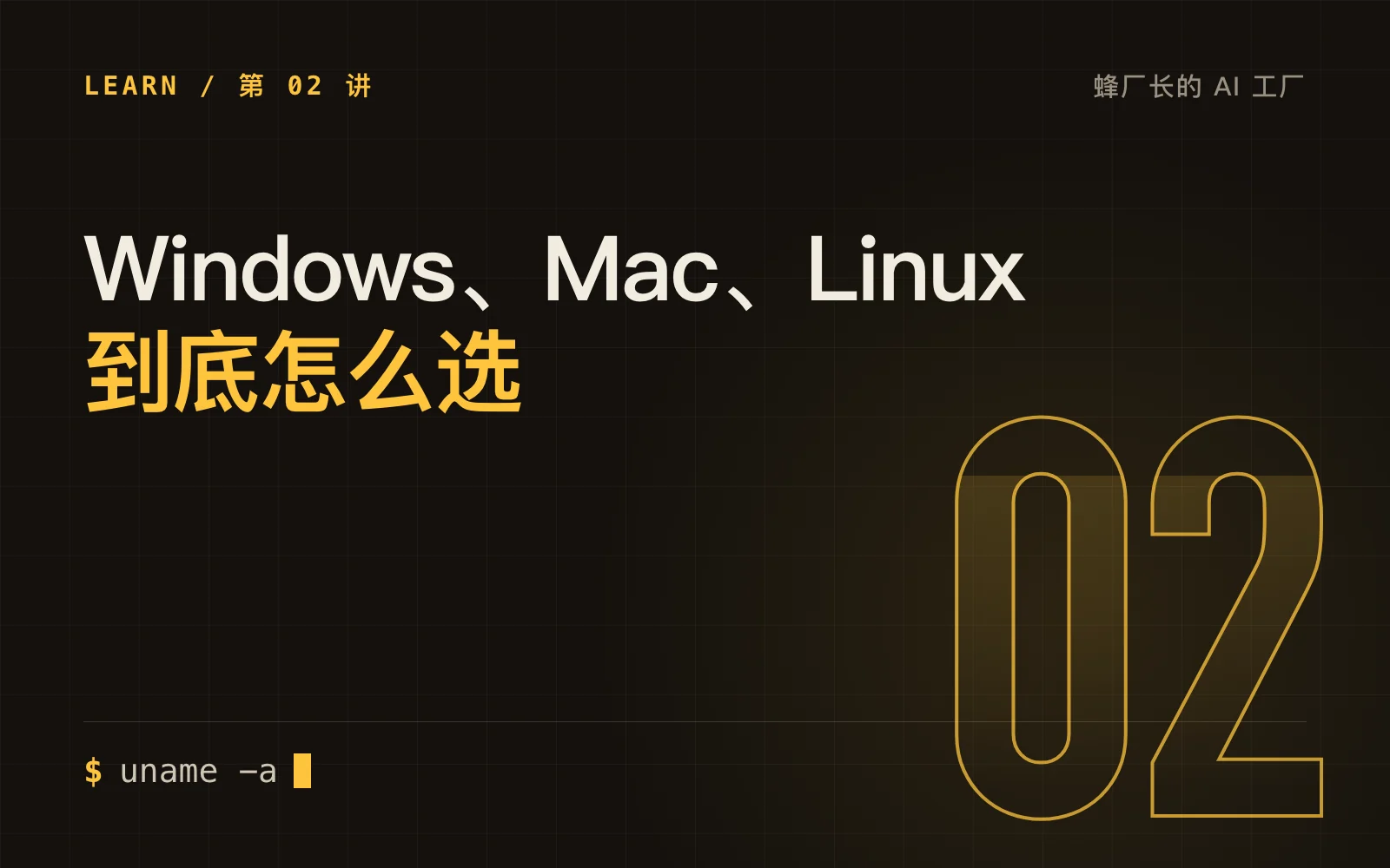 Windows、Mac、Linux 到底怎么选
